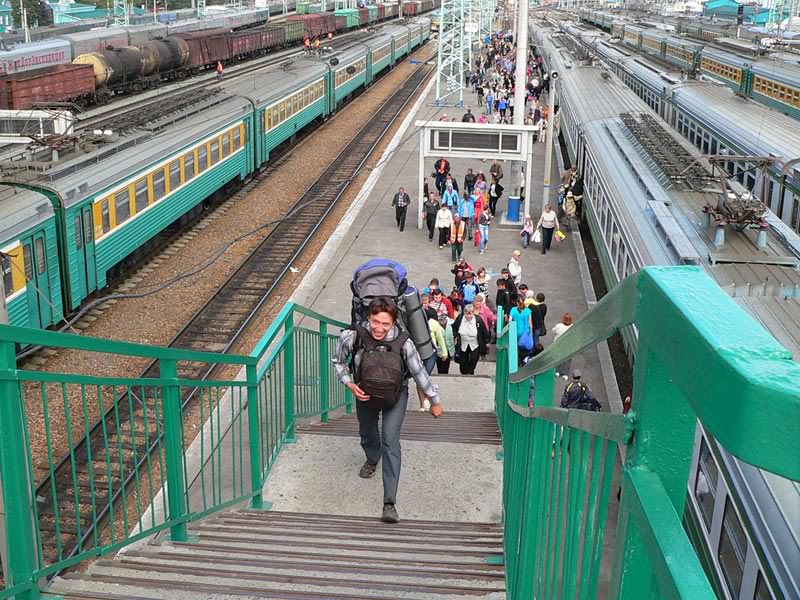 Прибытие в Новосибирск