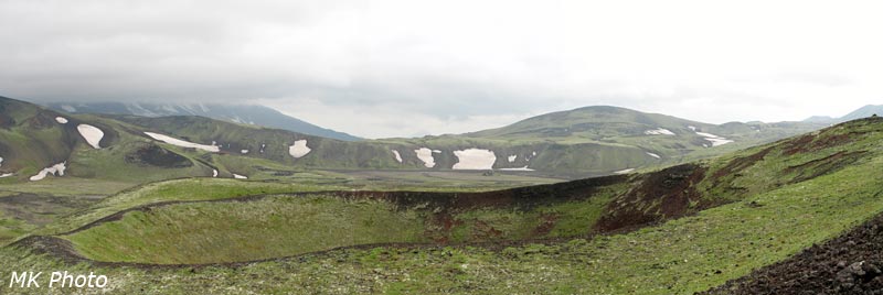 Панорама кратера