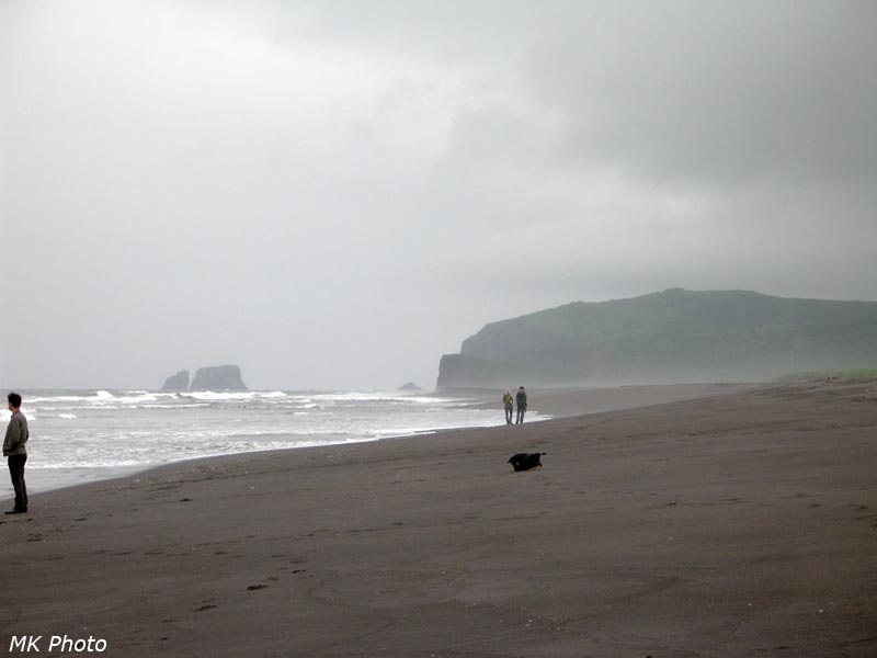 На Халактырском пляже