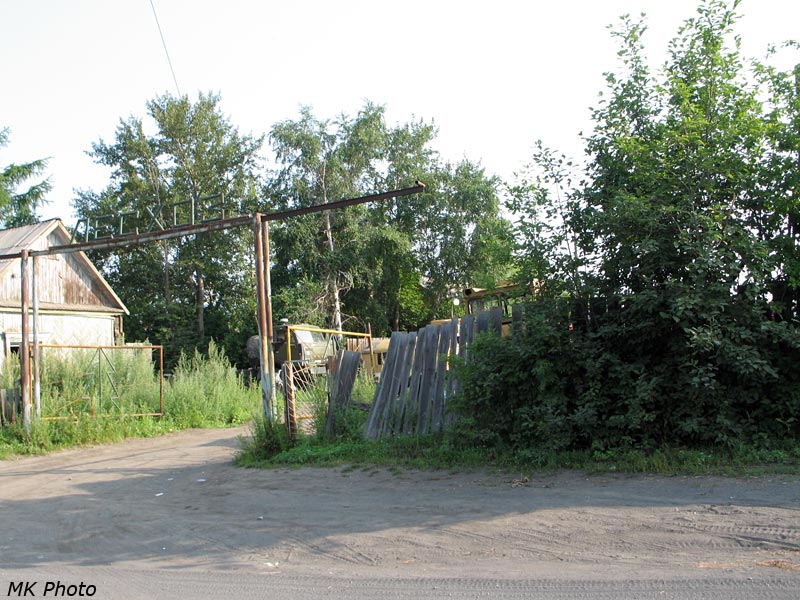 Ворота бывшего лесхоза