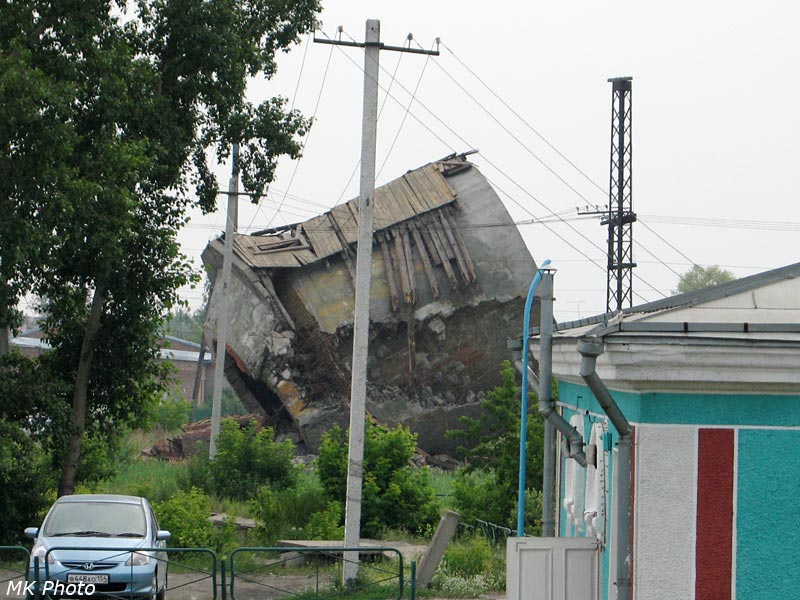 Остатки водонапорной башни на ст. Чулымская