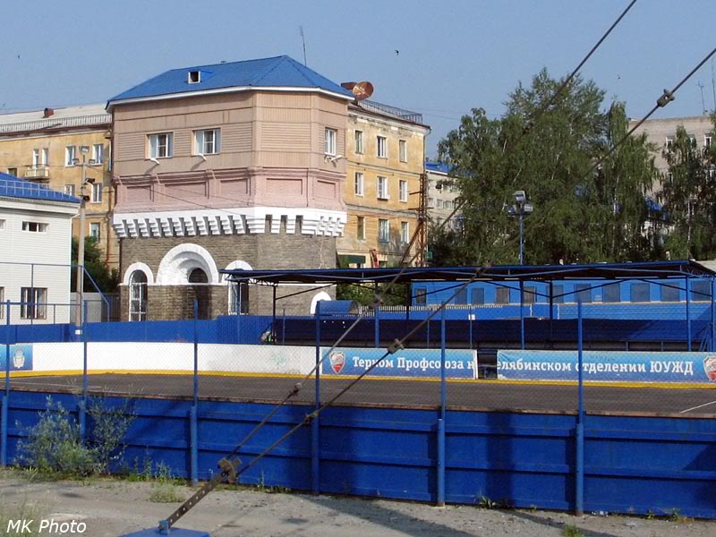 Водонапорная башня возле златоустовского депо