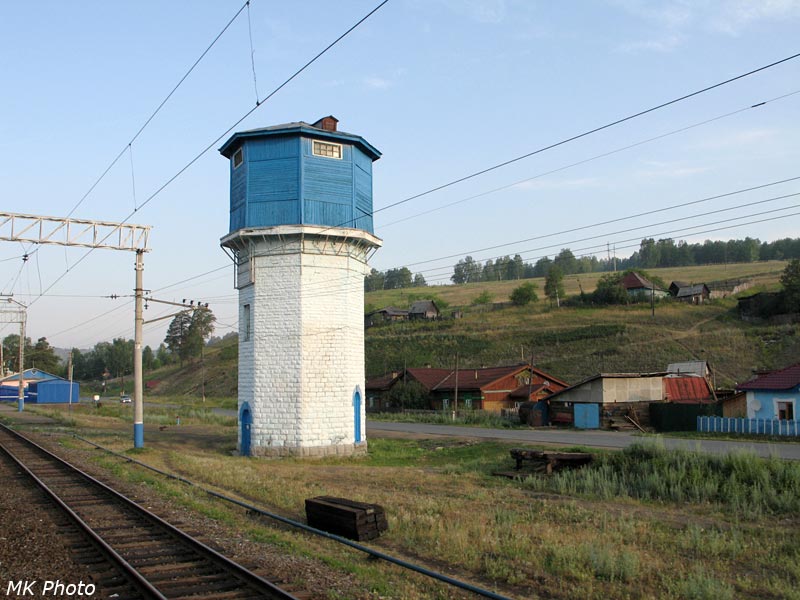 Водонапорная башня на ст. Симская