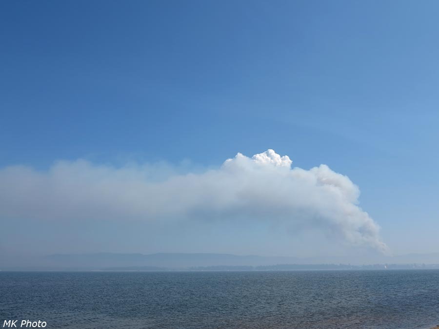 Пожар в предгорьях Хамар-Дабана