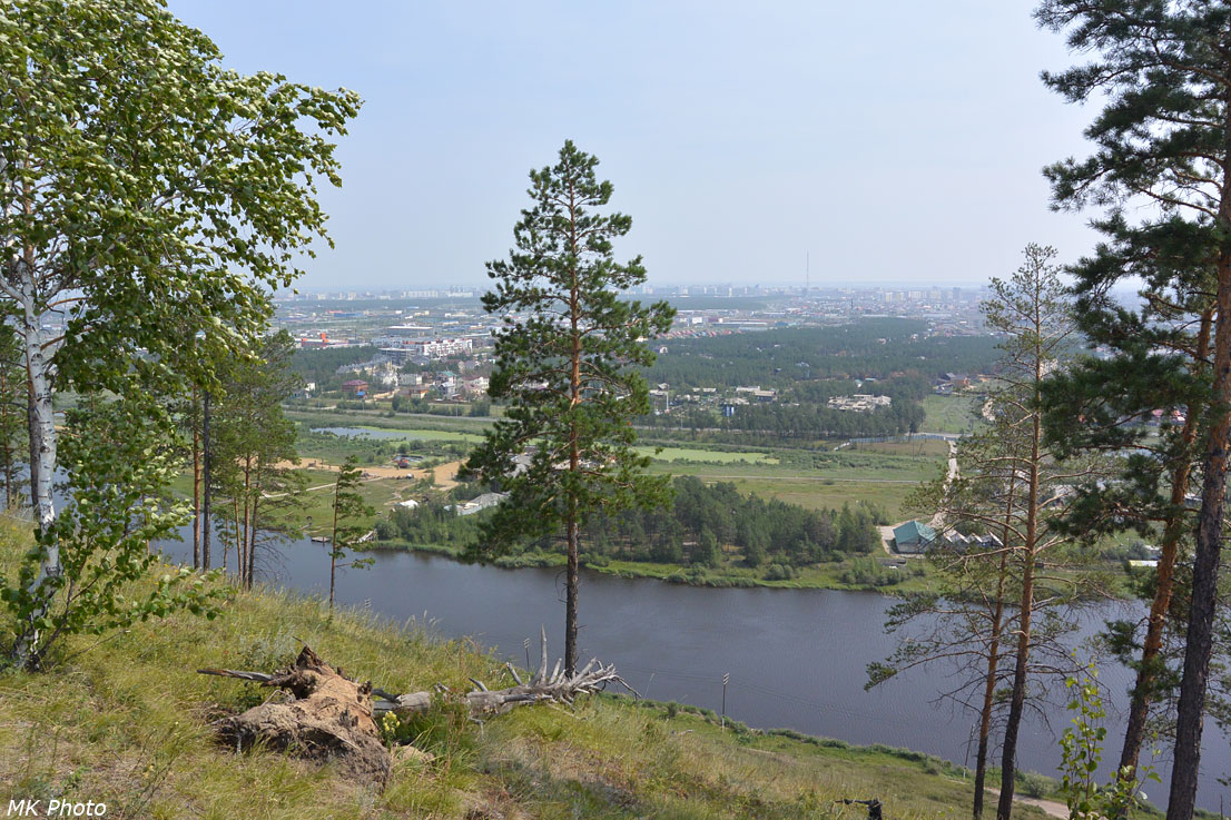 Якутск внизу