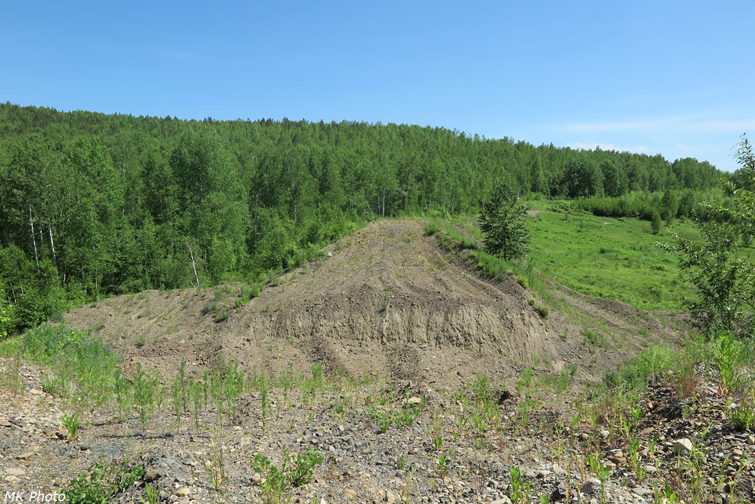 Срытая насыпь