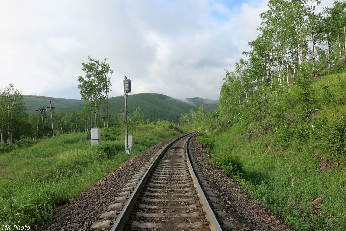Пути уходит вниз