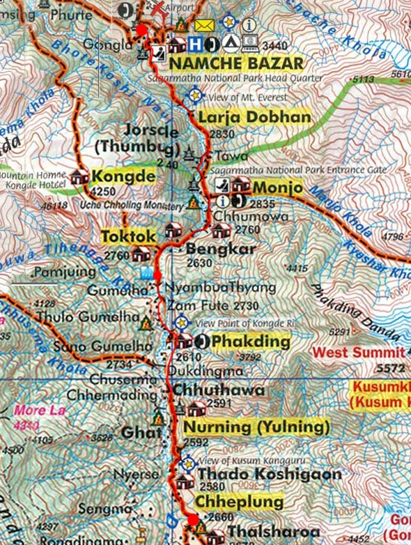 Карта маршрута 23 апреля