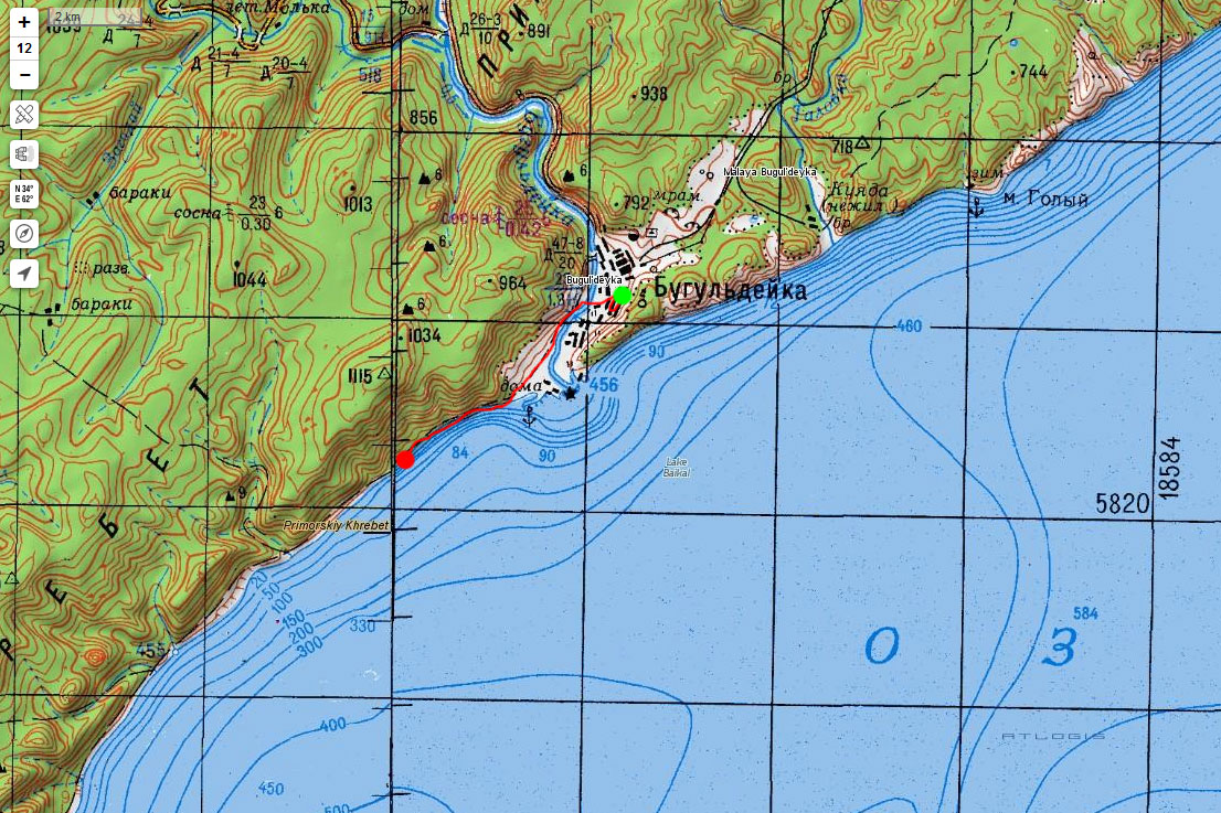 Большое голоустное байкал карта - 92 фото